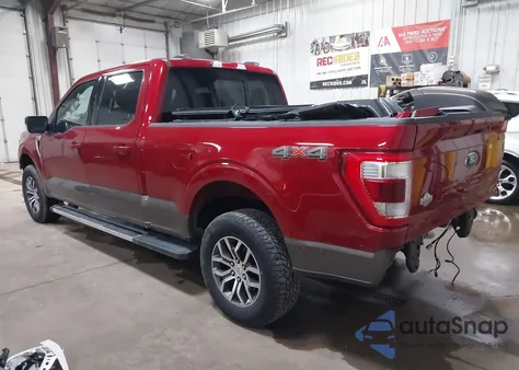 2022 Ford F-150 King Ranch z USA, uszkodzony, nr VIN 1FTFW1E84NFA98757